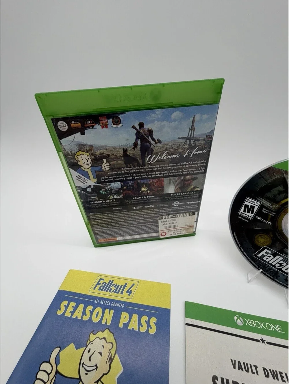 Fallout 4 - Microsoft Xbox One 2015 Bethesda Complete Tested